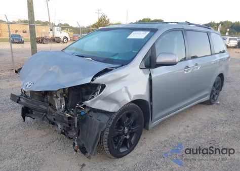 2011 Toyota Sienna Se from USA, damaged, VIN 5TDXK3DC9BS161915
